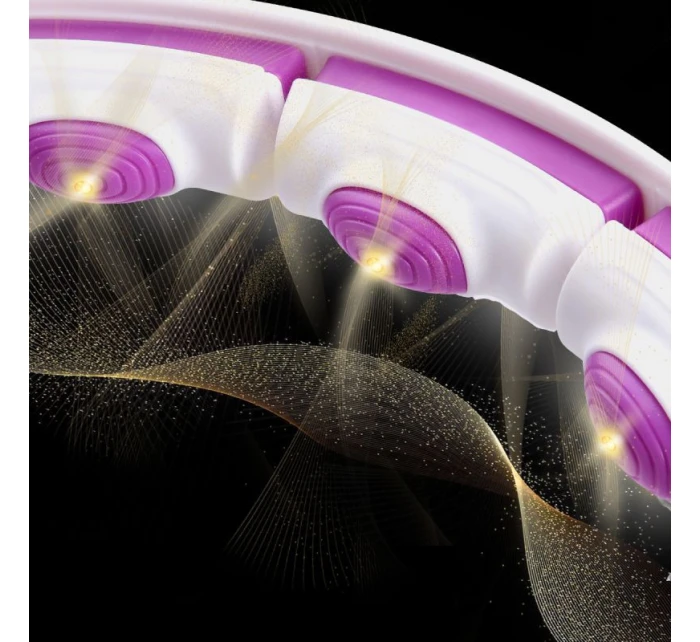 HHM17 HULA HOP BÍLÁ/FIALOVÁ S MAGNETY A ZÁVAŽÍM + POČÍTADLO HMS HHM17 HULA HOP BÍLÁ/FIALOVÁ S MAGNETY A ZÁVAŽÍM + POČÍTADLO HMS