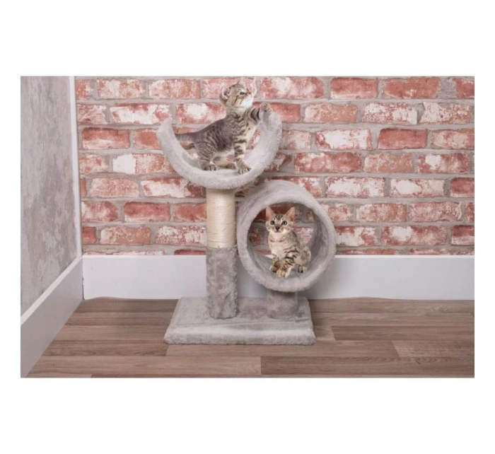 ŠKRABADLO PRO KOČKY SE DVĚMA LŮŽKY 50 CM