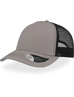 Atlantis Headwear Rapper Canvas 5 panelová síťovaná kšiltovka "Rapper Canvas" 33.6060 grey/black