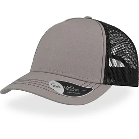 Atlantis Headwear Rapper Canvas 5 panelová síťovaná kšiltovka "Rapper Canvas" 33.6060 grey/black Atlantis Headwear Rapper Canvas 5 panelová síťovaná kšiltovka "Rapper Canvas" 33.6060 grey/black
