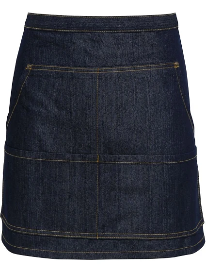 Premier PR 125 Denim zástěra do pasu krátká 39.0125 indigo denim Premier PR 125 Denim zástěra do pasu krátká 39.0125 indigo denim