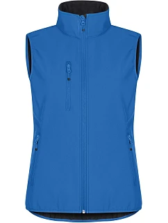 Classic Softshell Vest W Dámská 3vrstvá softshellová vesta model 22471297 royal blue - Clique