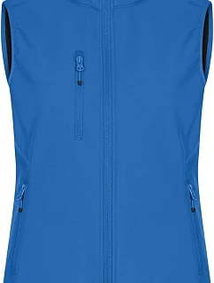 Clique Classic Softshell Vest W Dámská 3-vrstvá softshellová vesta 67.0916 royal blue