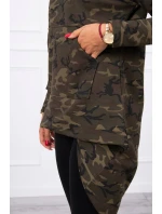 Mikina s dlouhými zády model 18745101 - K-Fashion