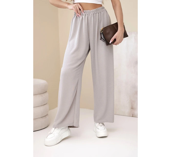 Kalhoty s širokým nohavicí fango