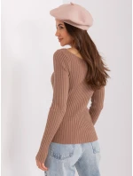 Czapka AT CZ model 18917689 beżowy - FPrice Czapka AT CZ model 18917689 beżowy - FPrice