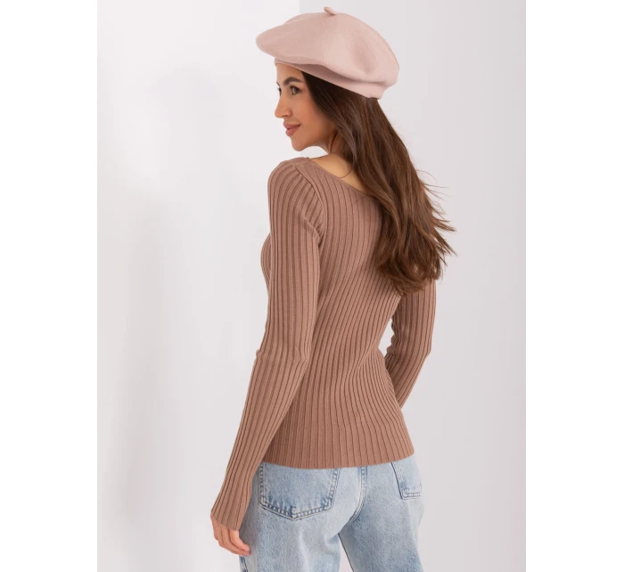 Czapka AT CZ model 18917689 beżowy - FPrice Czapka AT CZ model 18917689 beżowy - FPrice