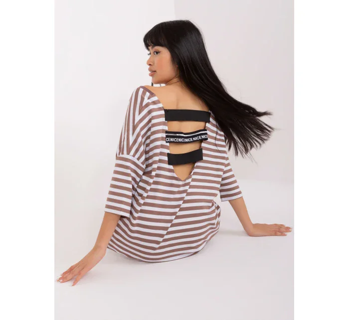 Tunika EM TU model 21137485 biało brązowy - FPrice