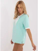 Bluzka LK BZ  mietowy model 20463671 - FPrice