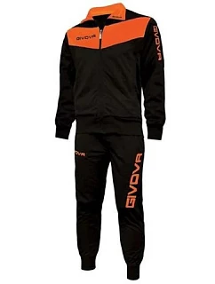 Pánská soupravaTuta Visa Fluo TR018F 1028 černo-oranžová - Givova