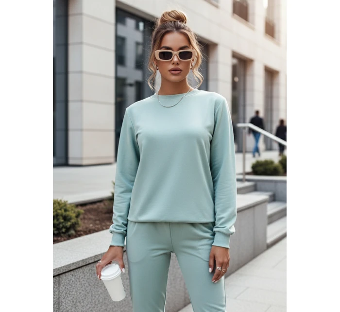 MILIAN mint dámská tepláková souprava FashionStreet AY0821 MILIAN mint dámská tepláková souprava FashionStreet AY0821