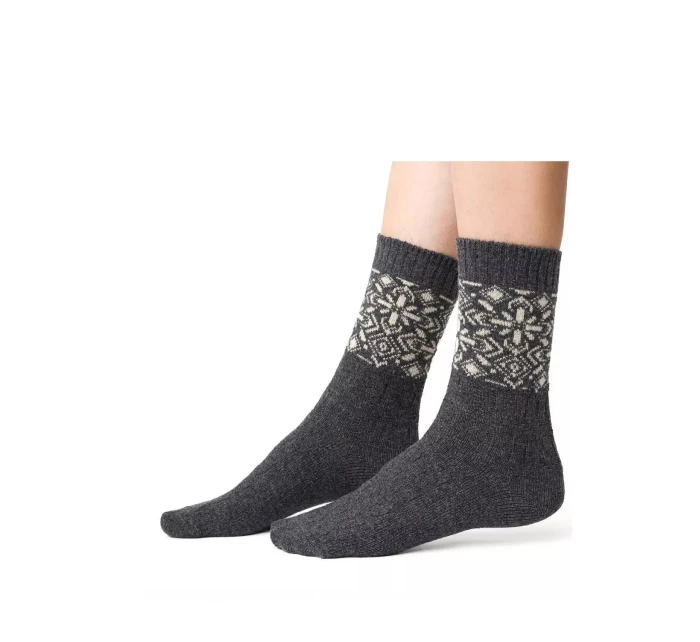 Ponožky Steven art.093 Vzor Vlněné dámské 35-40