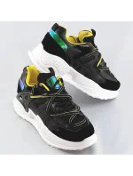 Černé dámské sneakersy se dvojitými model 17229000 - C'M Paris