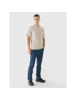 Pánské tričko oversize s potiskem 4F 4FRSS24TTSHM2535-83S