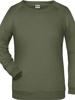 JN Dámská raglánová mikina 02.0 olive model 22437476 - Daiber
