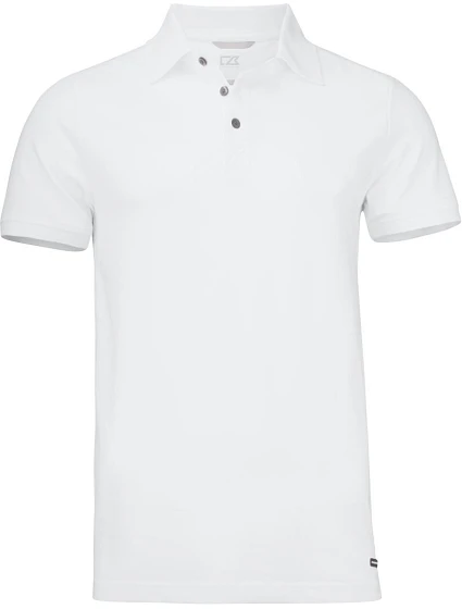 Cutter & Buck Advantage Polo Men Pánské piqué polo 68.4418 white Cutter & Buck Advantage Polo Men Pánské piqué polo 68.4418 white