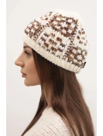 Dámská zimní vlněná čepice s ozdobnými krystalky K399 černá Dámská zimní vlněná čepice s ozdobnými krystalky K399 černá