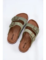 Dámské Semišové Sandály S Přezkami Big Star model 21692060 Zelené - Big Star Shoes