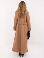 Płaszcz IT PL model 21755239 camelowy - FPrice Płaszcz IT PL model 21755239 camelowy - FPrice