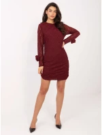 Sukienka IT SK model 21793785 bordowy - FPrice