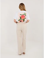 Spodnie IT SP  jasny beżowy model 22041039 - FPrice