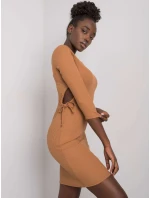 Šaty LK SK 508687.17P světle hnědá