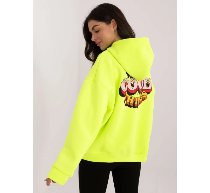 Bluza MJ BL model 21749796 fluo żółty - FPrice Bluza MJ BL model 21749796 fluo żółty - FPrice