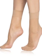 Dámské silonkové ponožky FLY SOCKS 15 DEN Almond - BELLINDA