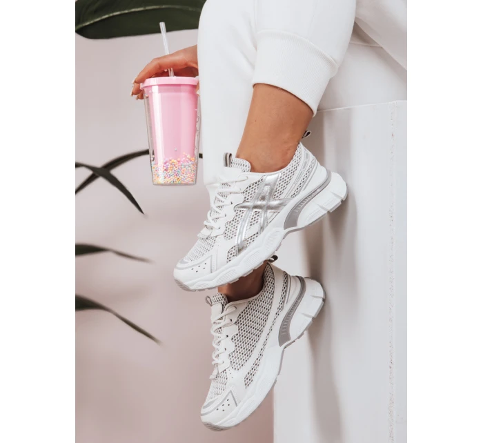 Dámské tenisky na silnější podrážce DYNAMICA silver FashionStreet ZY0595