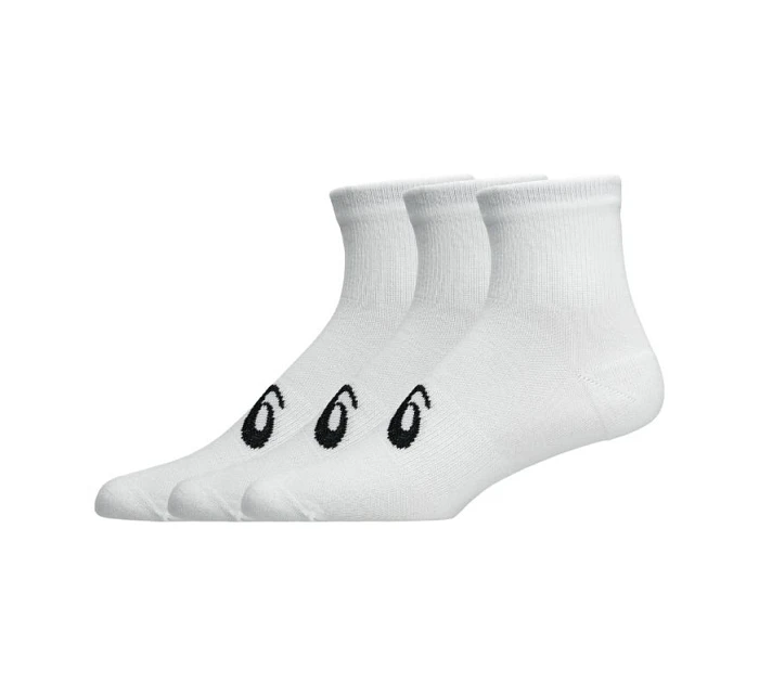 Asics Čtvrteční ponožky 3 páry bílé 3033C299 100