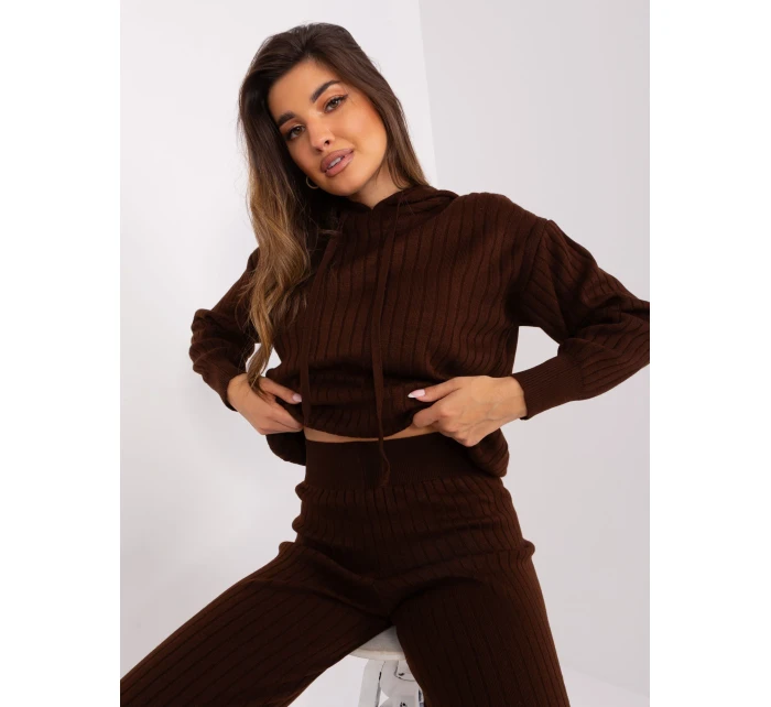 Komplet BA KMPL model 18997489 ciemny brązowy - FPrice Komplet BA KMPL model 18997489 ciemny brązowy - FPrice