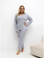 Pyžamo DU PI FP 501.22 šedé Pyžamo DU PI FP 501.22 šedé
