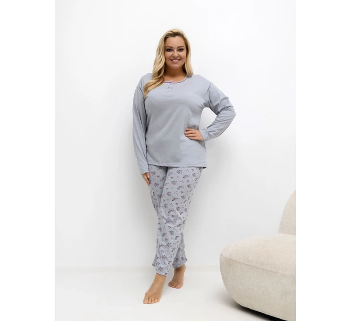 Pyžamo DU PI FP 501.22 šedé Pyžamo DU PI FP 501.22 šedé