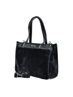 Dámská kabelka/kufřík s kožešinou Big Star – černá