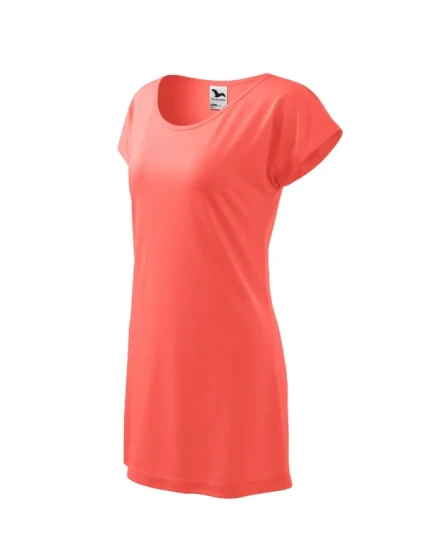 Love tričko/šaty dámské korálová Love tričko/šaty dámské korálová