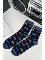 Pánské 3/4 barevné ponožky na model 22091543 - Milena Pánské 3/4 barevné ponožky na model 22091543 - Milena