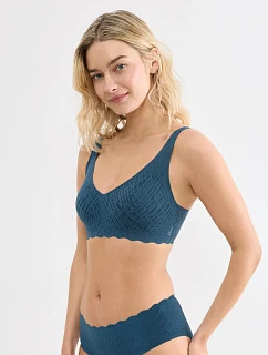 Dámská podprsenka  ZERO Feel Bliss Soft bra - Smoky Blue - modrá 1692 - SLOGGI