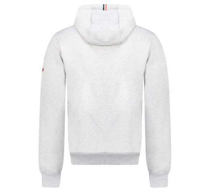 Geographical Norway Fogora DB 100 M WZ3066H/GN-Síťovaná šedá mikina Geographical Norway Fogora DB 100 M WZ3066H/GN-Síťovaná šedá mikina