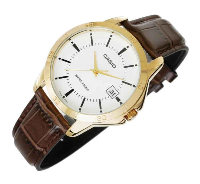 Pánské hodinky CASIO MTP-V004GL-7AUDF + BOX Pánské hodinky CASIO MTP-V004GL-7AUDF + BOX