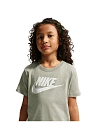 Dětské tričko Nike Sportswear, zelené, FZ5178 304