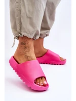 Módní pantofle na platformě Fuchsie Estella Módní pantofle na platformě Fuchsie Estella