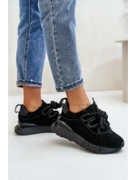 Dámské Zamszové Tenisky Na Platformě S Hlavním Šněrováním Artiker 54C1464 Černé Dámské Zamszové Tenisky Na Platformě S Hlavním Šněrováním Artiker 54C1464 Černé