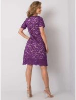 Šaty LK SK 506732.39P tmavě fialová