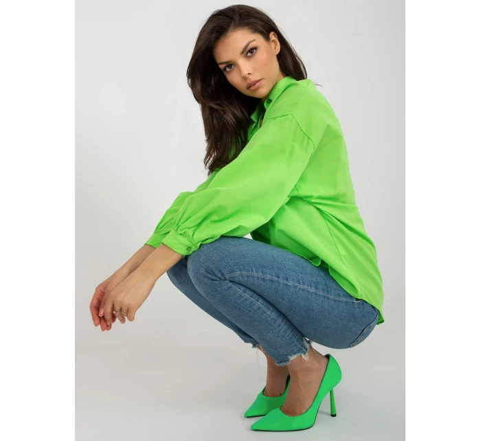 Koszula TO KS model 18484301 jasny zielony - FPrice Koszula TO KS model 18484301 jasny zielony - FPrice