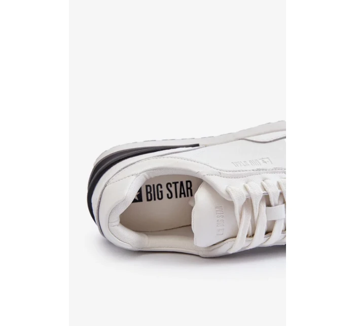 Pánské kožené tenisky BIG STAR Bílé