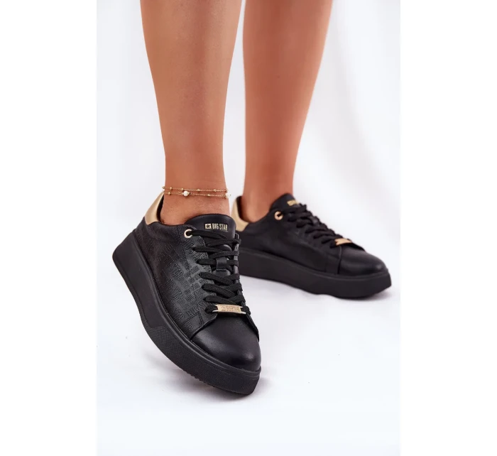 Dámské tenisky z ECO kůže Big Star – černé Dámské tenisky z ECO kůže Big Star – černé