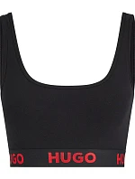 BOSS Dámská sportovní podprsenka Sporty Logo 50469631-001 - HUGO