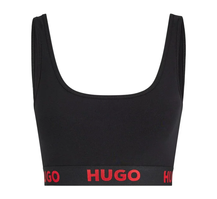 BOSS Dámská sportovní podprsenka Sporty Logo 50469631-001 - HUGO