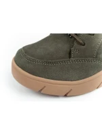 Dámské kotníkové zateplené boty F30232 1020 400Tmavě zelená s hnědou - Scholl