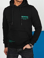 Pánská mikina s kapucí černá FashionStreet BX5685